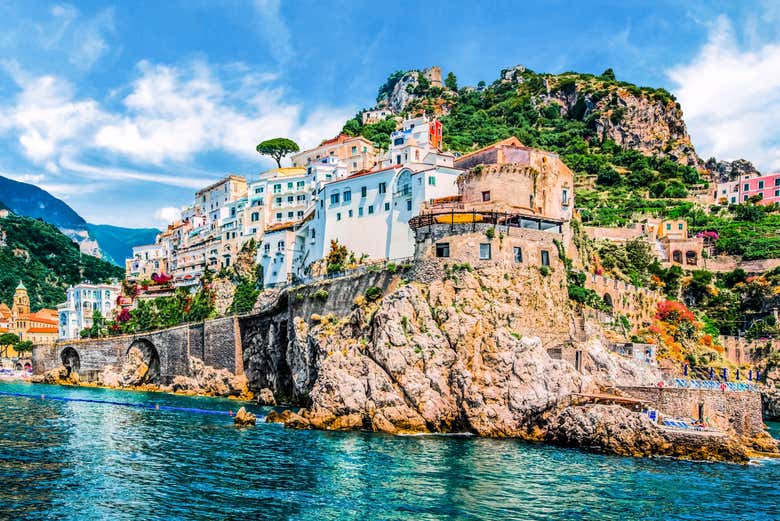 Cidade costeira de Amalfi