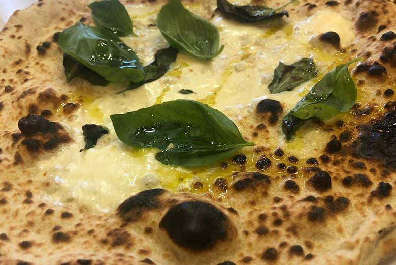 Uma pizza deliciosa