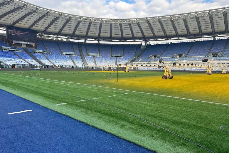 Gramado do Estádio Olímpico de Roma