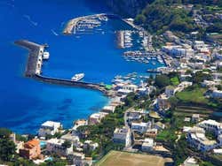 Porto de Capri das alturas