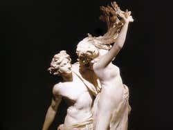 Galeria Borghese, Apolo e Dafne, de Bernini