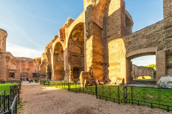 Visita guiada pelas termas de Caracalla e pelo Circo Máximo